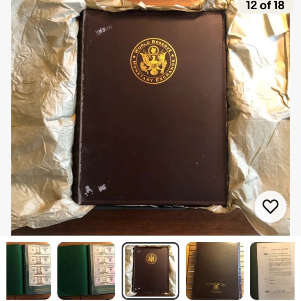 Complete WRME Bankers Master Ledger. Uncut Sheets $1 - $50 Low Serial Star Notes